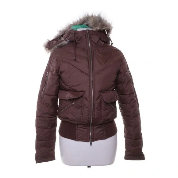Papaya Jackets Coats Papaya Fitted Cropped Puffer Coat